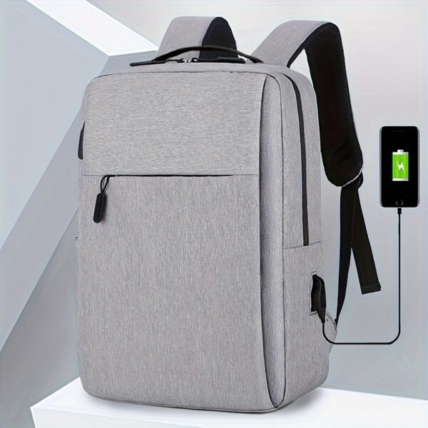 1pc Laptop Bag, Business Backpack, Computer Backpack, Casual Versatile Multi Functional For Outdoor Travel, School Bags, Valentines Gifts