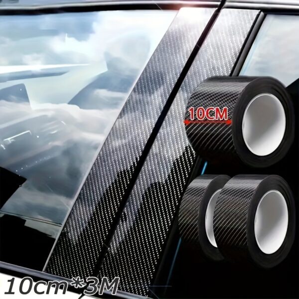 5D Car Decoration Car Stickers, Car Body PVC Stickers With Carbon Fiber Texture, Multifunctional Waterproof Stereo Stickers