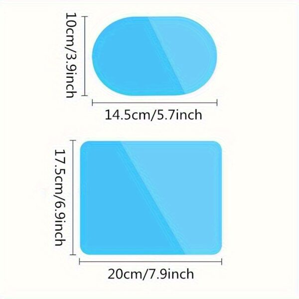 Second image of 4pcs/set Car Rearview Mirror Anti-Rain Film Side Window Glass Rainproof Clear Film Protector Auto Accessories