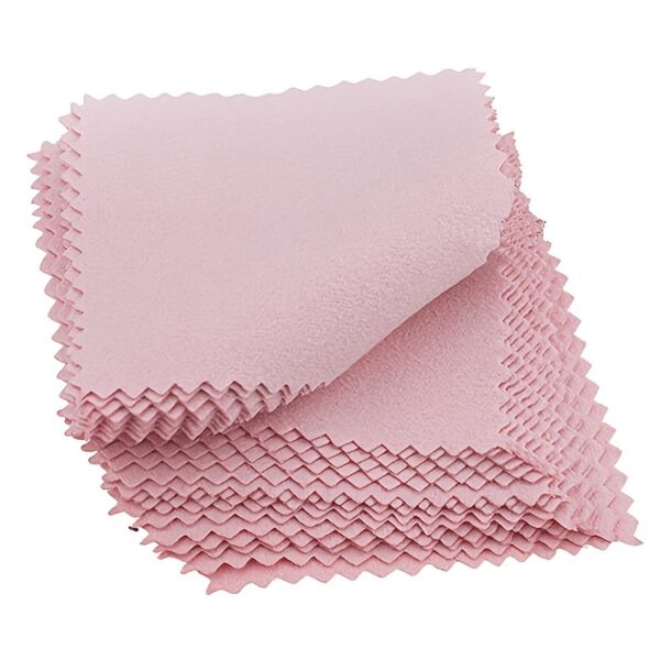 50 PCS Silver Polishing Cloth Cleaner, Jewelry Cleaning, Cloth Anti-Tarnish Tool