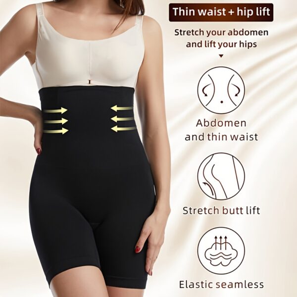 Second image of Women's High Waist Body Tummy Control Pants, Breathable Body Shaper Waist Trainer