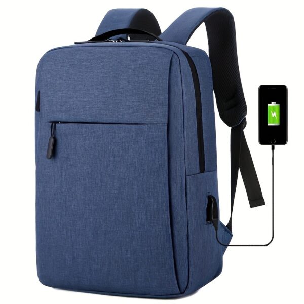 Second image of 1pc Laptop Bag, Business Backpack, Computer Backpack, Casual Versatile Multi Functional For Outdoor Travel, School Bags, Valentines Gifts