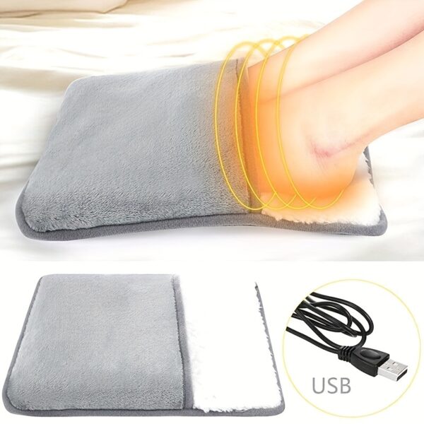 Second image of USB Heated Foot Warmer: Winter Warmth for Your Feet - Portable and Safe with 36V or Less Voltage