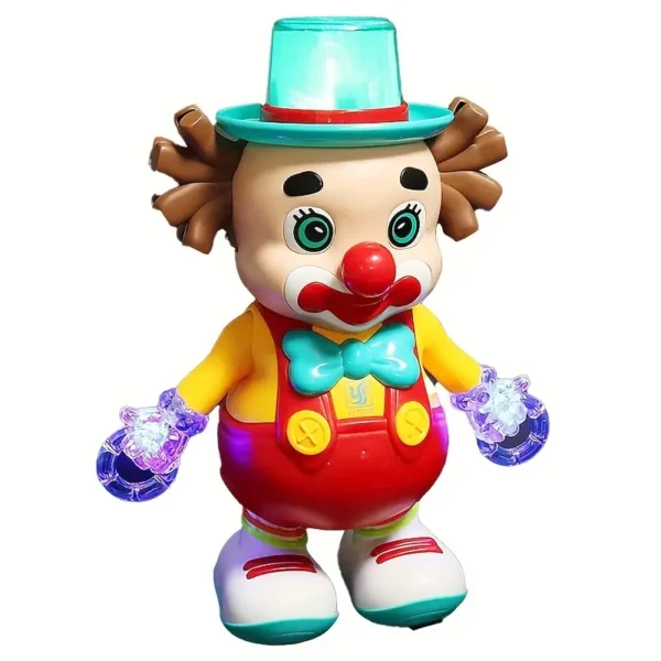 Second image of Lively Sound & Light Clown Toy: Perfect for Birthdays, Christmas, And Halloween - Ages 3+ (Batteries Not Included)