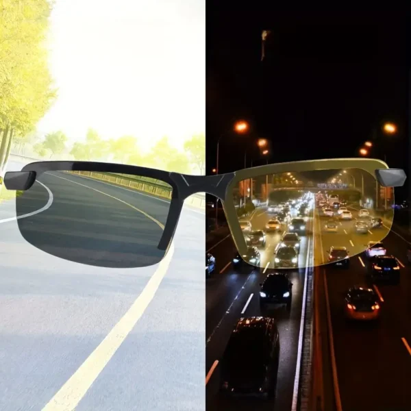 Second image of Stylish Polarized Photochromic Fashion Glasses for Men & Women - Perfect for Outdoor Sports, Driving, Fishing, Cycling & Vacation