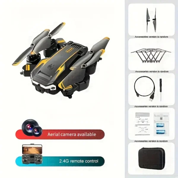 Second image of S6 Foldable Quadcopter Mini Drone With Dual Cameras - Remote Control Helicopter Toy For Adults, Auto-hovering And Intelligence Avoidance System, Designed For Beginners, As Christmas Thanksgiving Halloween Gifts