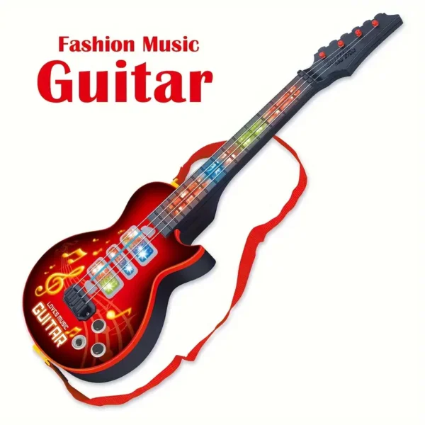 Children's Music Guitar Musical Instrument Toy With Infrared Induction Function Which Can Simulate Playing