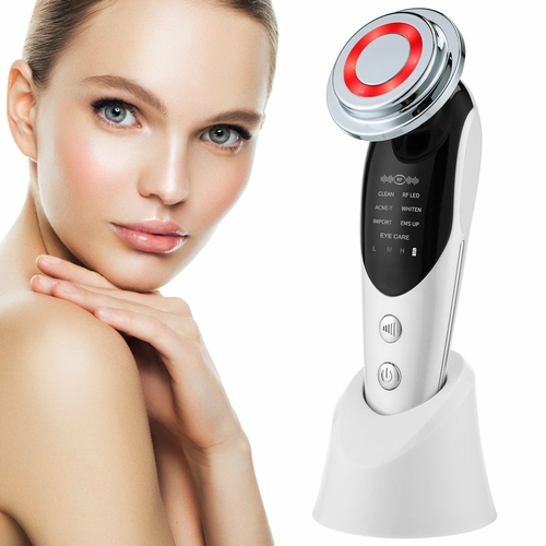 Second image of 7-in-1 Facial Massager EMS Micro-current Color Light
